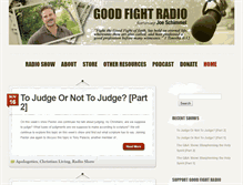 Tablet Screenshot of goodfightradio.org